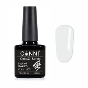 Гель лак canni 1007 молочний, 7,3 мл