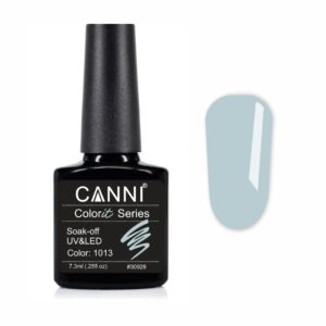 Гель лак canni 1013 сіро блакитний, 7,3мл
