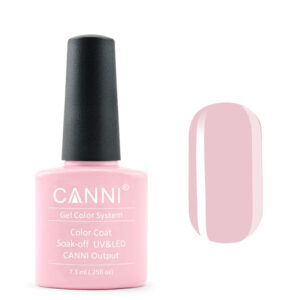 Гель лак canni 013 бежево рожевий, 7,3мл