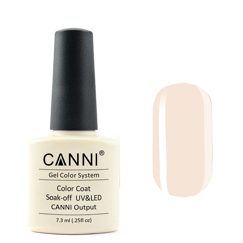 Гель лак canni 017 кремовий, 7,3мл Гель лак canni 017 кремовий, 7,3мл