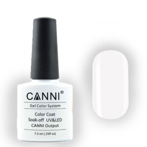 Гель лак canni 023 білий, 7,3мл
