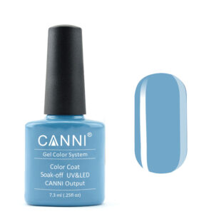 Гель лак canni 037 сіро блакитний, 7,3мл