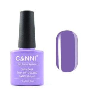 Гель лак canni 067 пастельний фіолетовий, 7,3мл