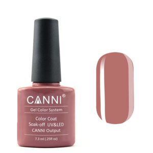 Гель лак canni 072 темно теракотовий, 7,3 мл