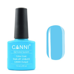 Гель лак canni 074 небесно блакитний, 7,3 мл