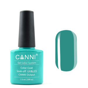 Гель лак canni 077 смарагдовий, 7,3 мл
