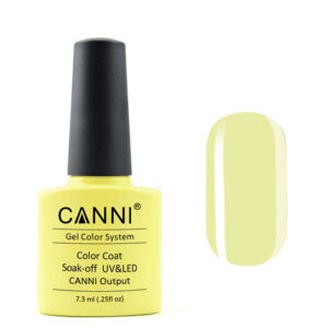 Гель лак canni 081 лимонний, 7,3мл