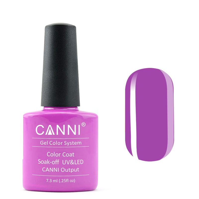 Гель лак canni 088 яскраво бузковий, 7,3 мл Гель лак canni 088 яскраво бузковий, 7,3 мл