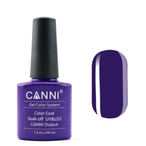 Гель лак canni 099 темно фіолетовий, 7,3мл