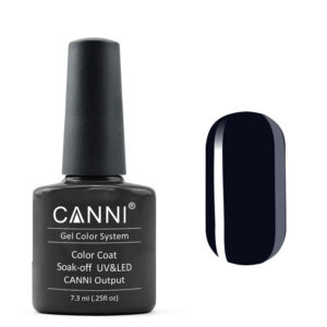 Гель лак canni 132 темний антрацитовий, 7,3мл