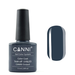 Гель лак canni 133 темний сірий, 7,3мл