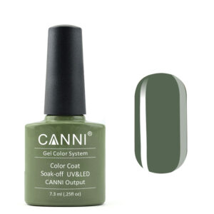 Гель лак canni 150 зелений хакі, 7,3мл