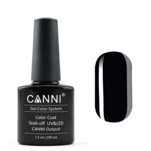 Гель лак canni 161 чорний, 7,3мл