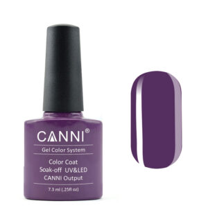 Гель лак canni 164 темно сливовий, 7,3мл