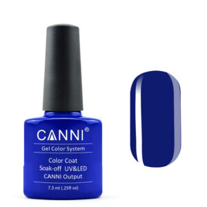Гель лак canni 229 синій електрик, 7,3 мл