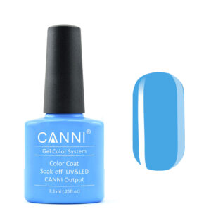 Гель лак canni 230 класичний блакитний, 7,3 мл