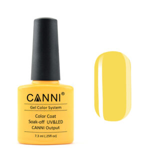 Гель лак canni 231 пастельний жовтий, 7,3 мл