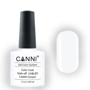 Гель лак canni 239 білий молочний, 7,3 мл