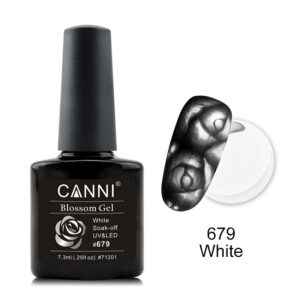 Акварельний гель лак білий canni №679, 7,3 мл