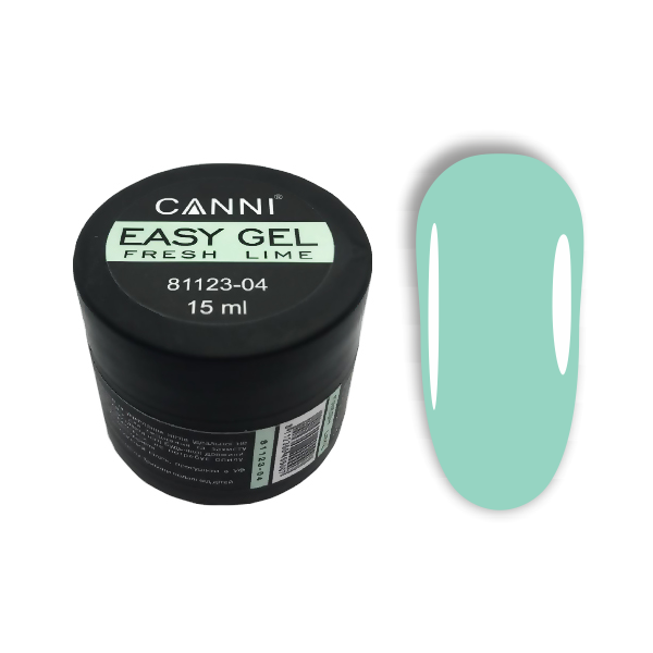 Easy gel CANNI 04 FRESH LIME, 15 мл