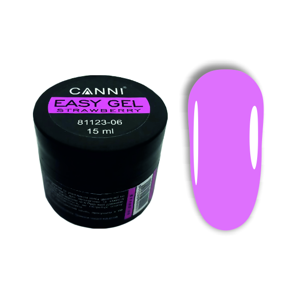 Easy gel CANNI 06 STRAWBERRY, 15 мл