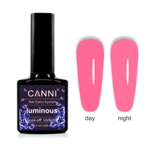 Гель лак canni luminous 805 річний рожевий яскравий рожевий, 7,3 мл