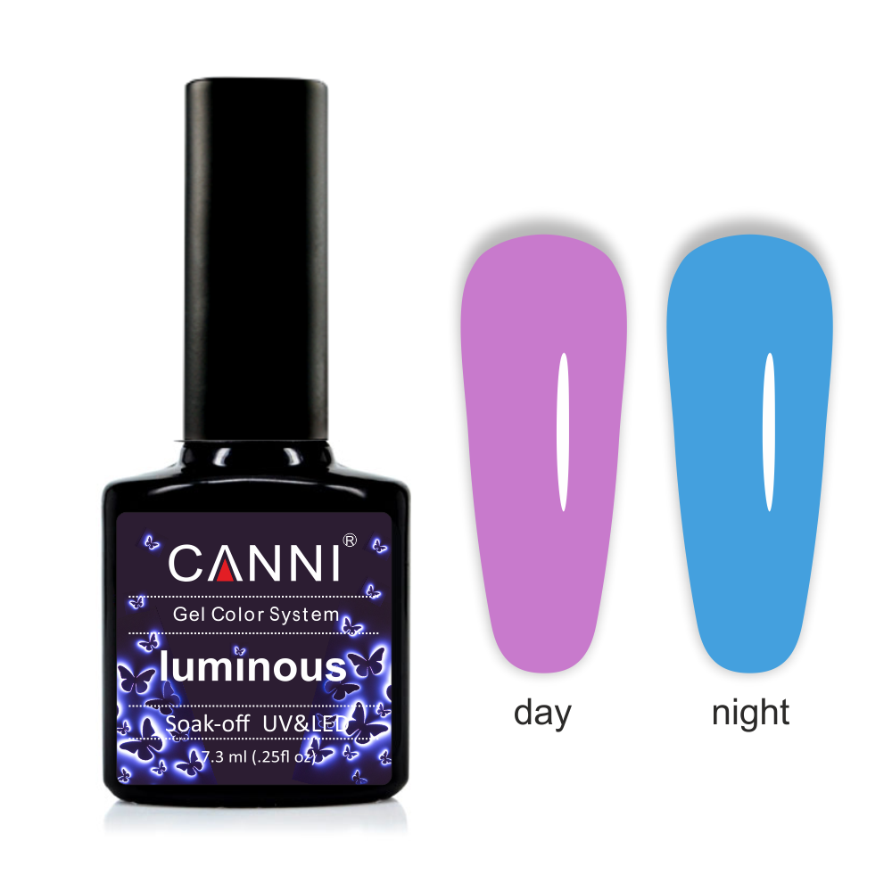 Гель лак canni luminous 807 бузковий яскравий блакитний, 7,3 мл Гель лак canni luminous 807 бузковий яскравий блакитний, 7,3 мл