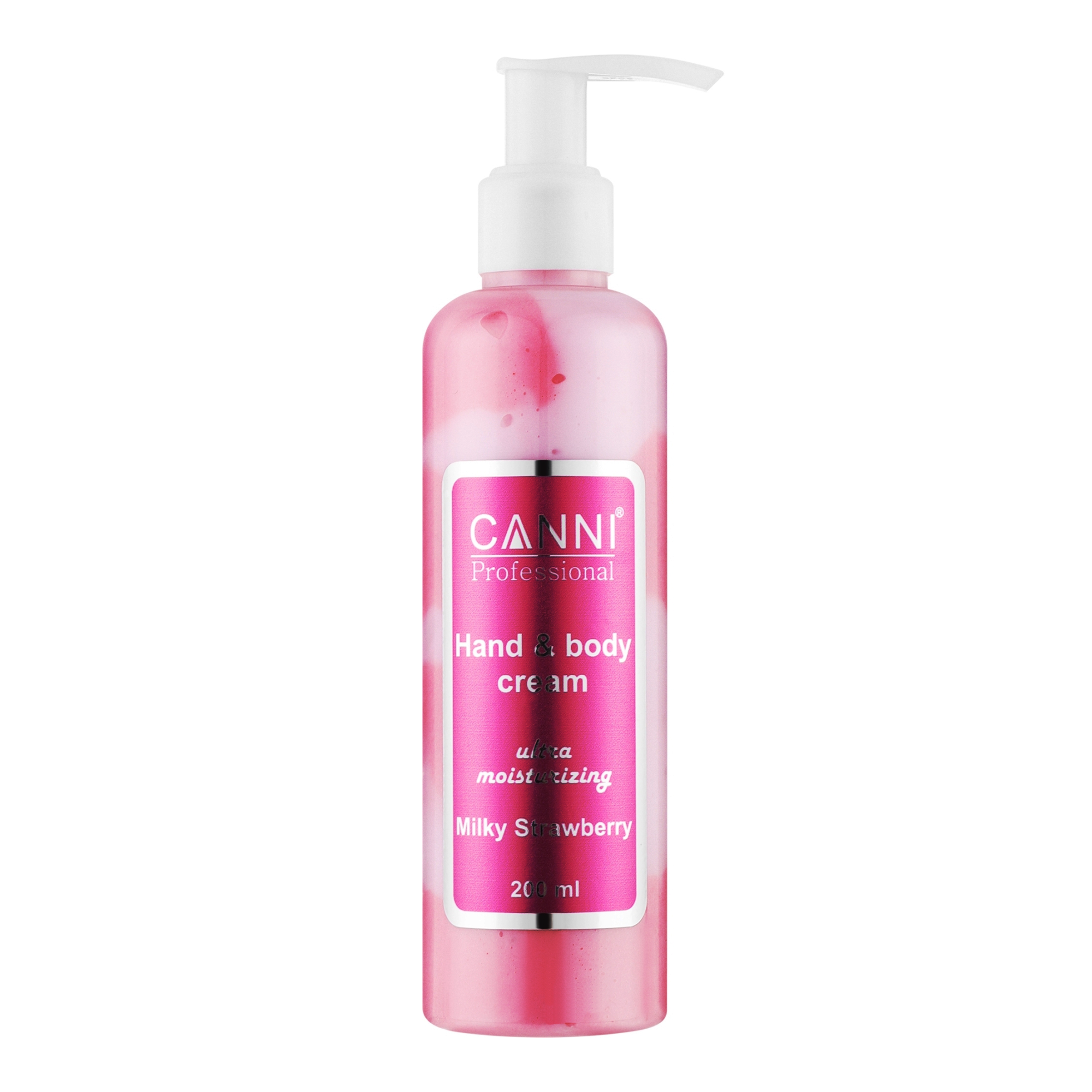 Hand&Body cream CANNI полуниця з вершками, 200 мл