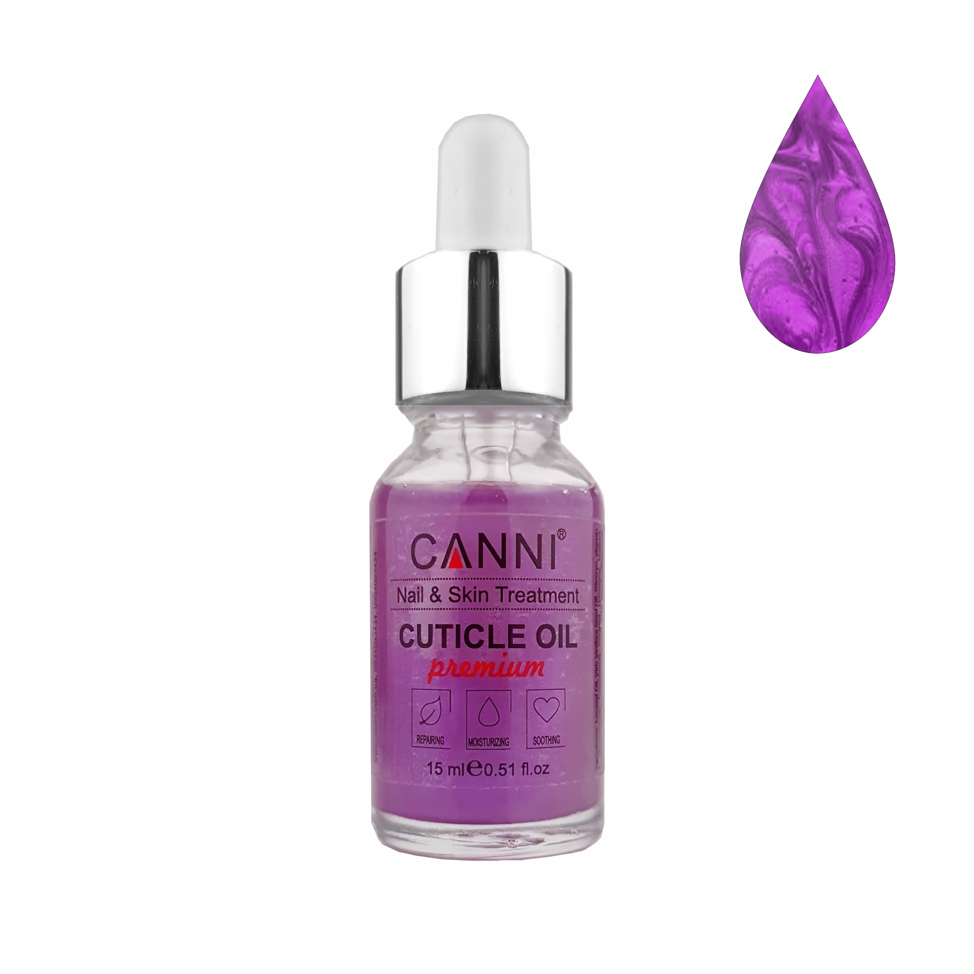 Суха перлинова  олійка CANNI Bubble Gum, 15 мл
