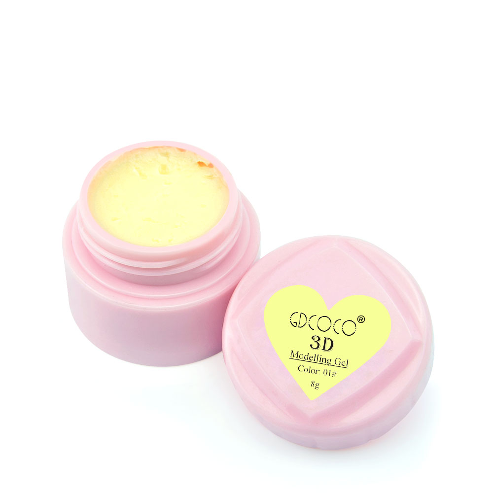 Гель пластилін №1761, світло жовтий | 3d modelling gel canni, 8 г Гель пластилін №1761, світло жовтий | 3d modelling gel canni, 8 г