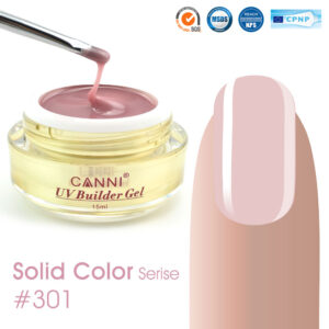 Конструюючий гель canni 301 soft pink, 15 мл