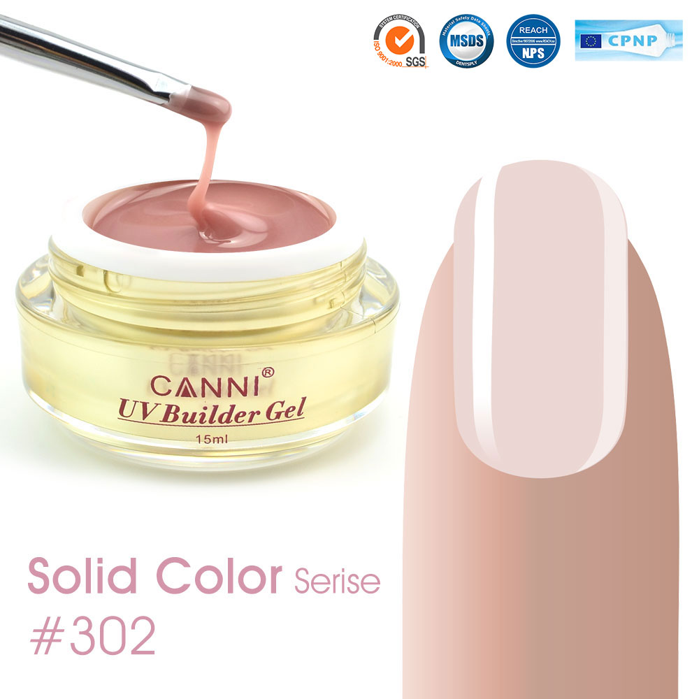 Конструюючий гель canni 302 thing pink, 15 мл Конструюючий гель canni 302 thing pink, 15 мл