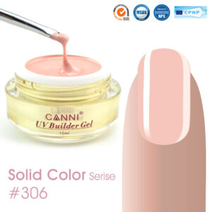 Конструюючий гель canni 306 natural pink, 15 мл