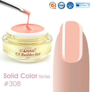 Конструюючий гель canni 308 hard pink, 15 мл
