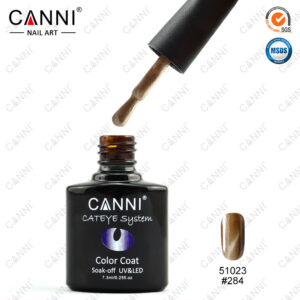 Гель лак canni Котяче око №284, 7,3 мл