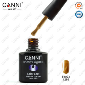 Гель лак canni Котяче око №286, 7,3 мл
