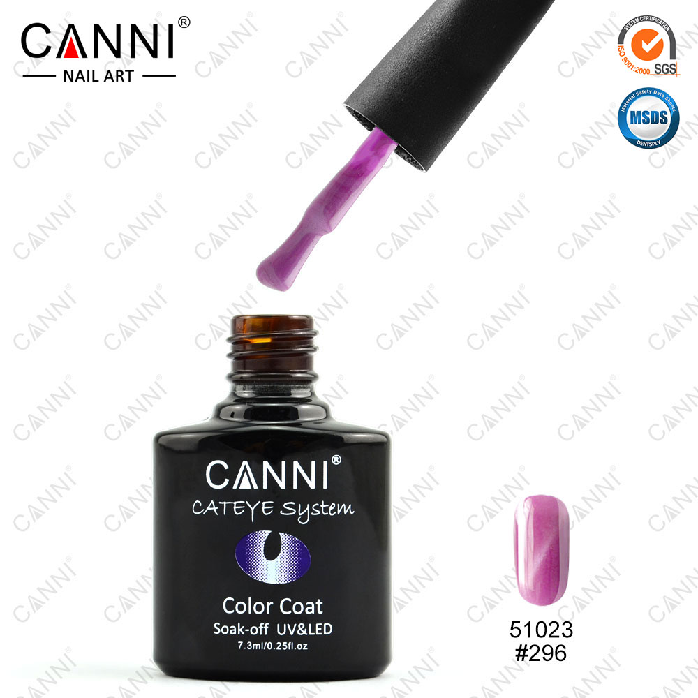 Гель лак canni Котяче око №296, 7,3 мл Гель лак canni Котяче око №296, 7,3 мл