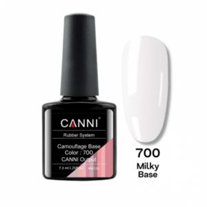 Камуфлююче базове покриття canni №700 milky base, 7,3 мл