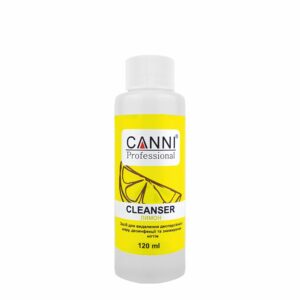 Засіб видалення липкого шару cleanser 3 in 1 виноград canni, 120 мл