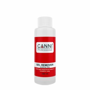Рідина для зняття гель лаку, gel remover canni, 120 мл спрей