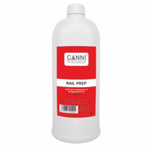Засіб для знежирення та дегідратації нігтів, nail prep canni, 1000 мл