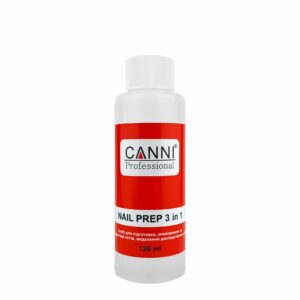 Засіб для знежирення та дегідратації нігтів, nail prep canni, 120 мл спрей