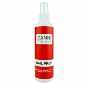 Засіб для знежирення та дегідратації нігтів, nail prep canni, 220 мл спрей